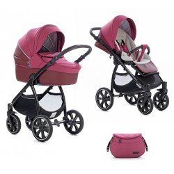 843 - Детская коляска Noordi Fjordi Sport Melange Leather 2 в 1 